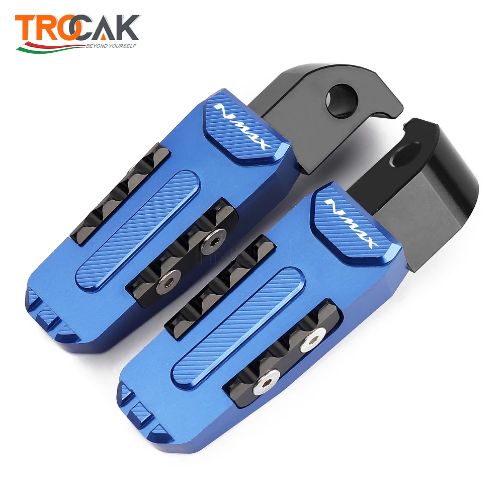 For Yamaha Nmax N-max 125 155 2015 2016 2017-2025 1 Pair Motorcycle Rear Foot Pegs Rests Pedals Footpegs