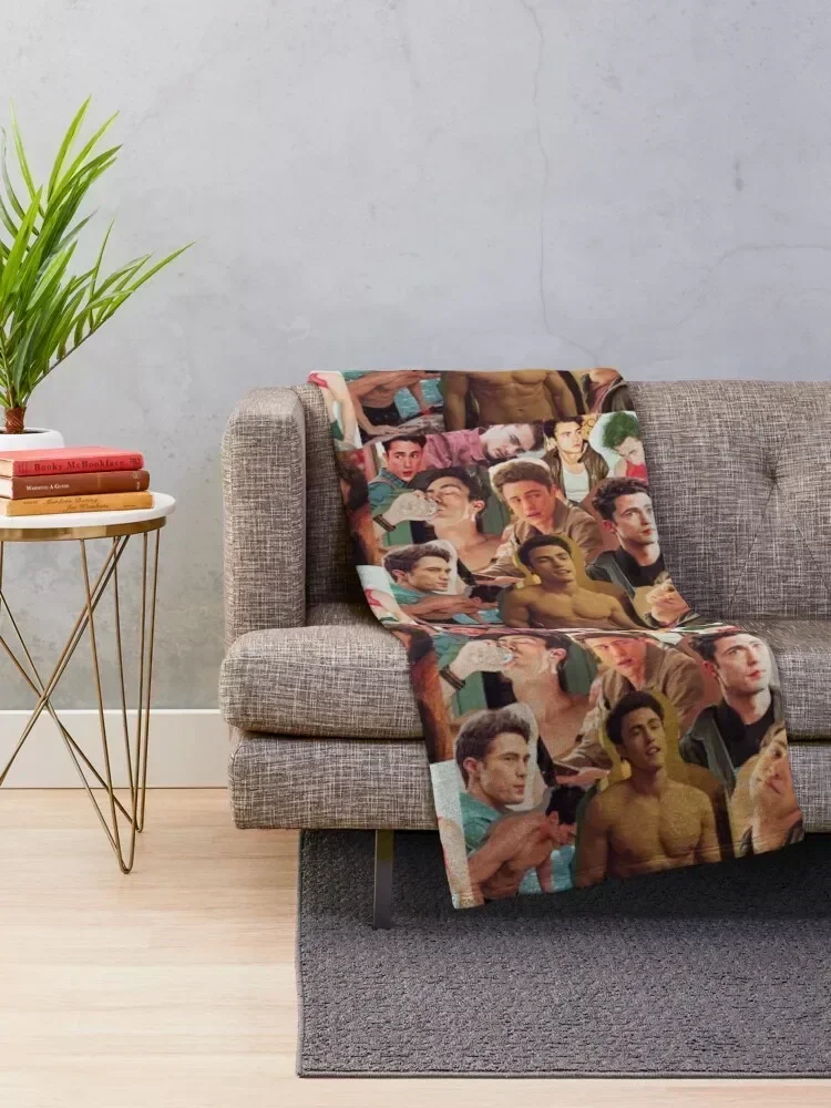 Paxton Hall Yoshida/ Darren Barnet Collage Throw Blanket Loose Sofa Blankets