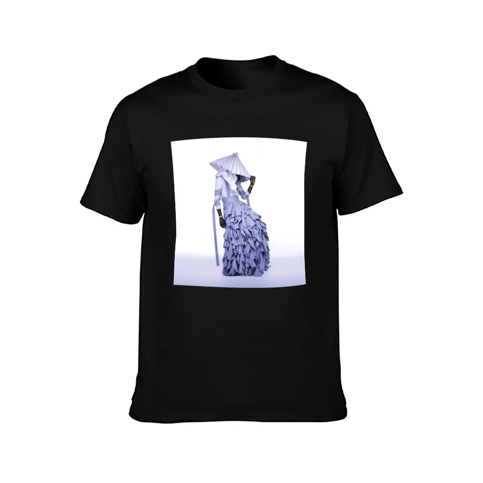 JEFFERY T-Shirt Summer Casual Cotton Tee Oversized Streetwear Tops Vintage Graphic Print Loose Fit Short Sleeve 100% Cotton