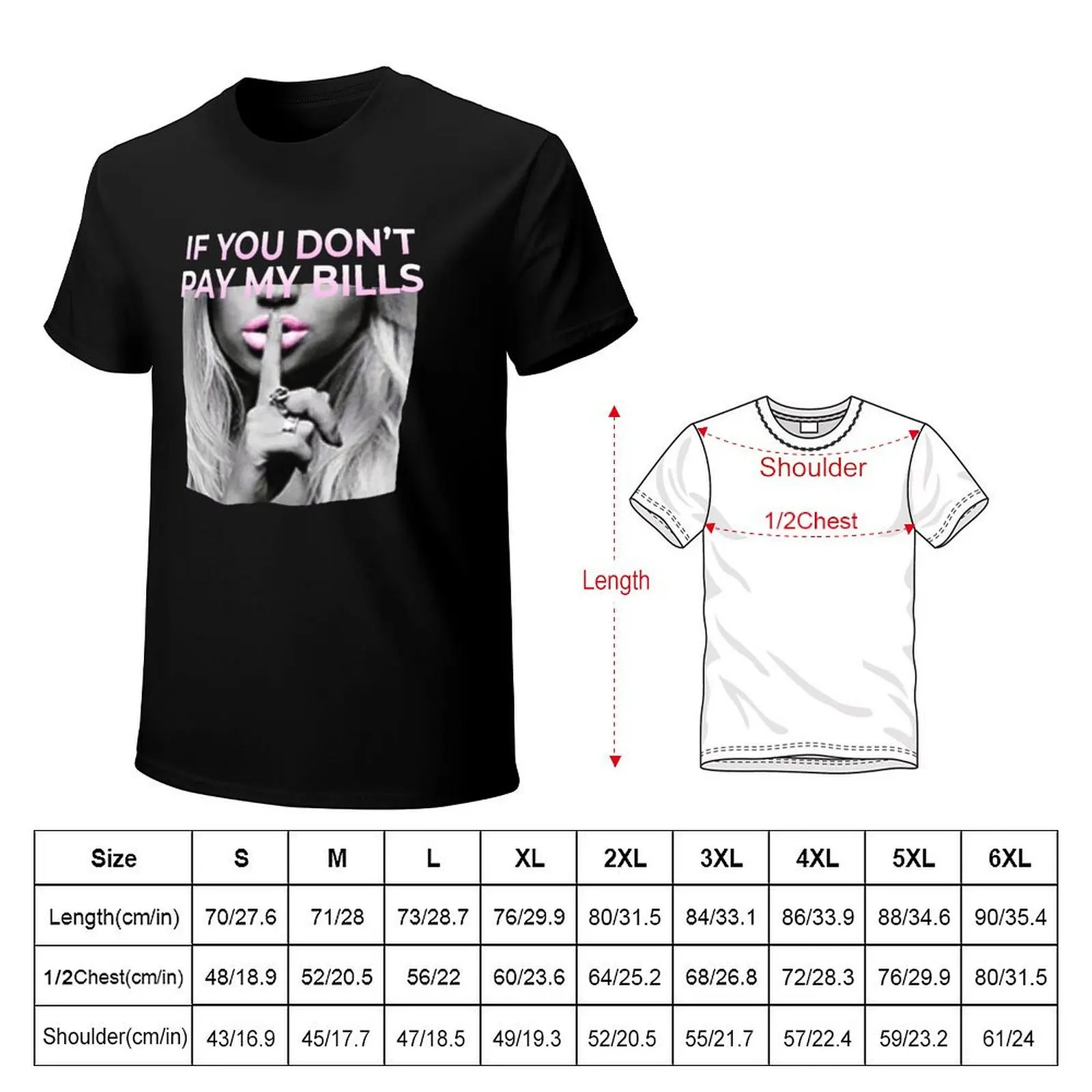 Women's Novelty Pay My Bills Funny T-Shirt Casual Daily Outfit T-Shirt