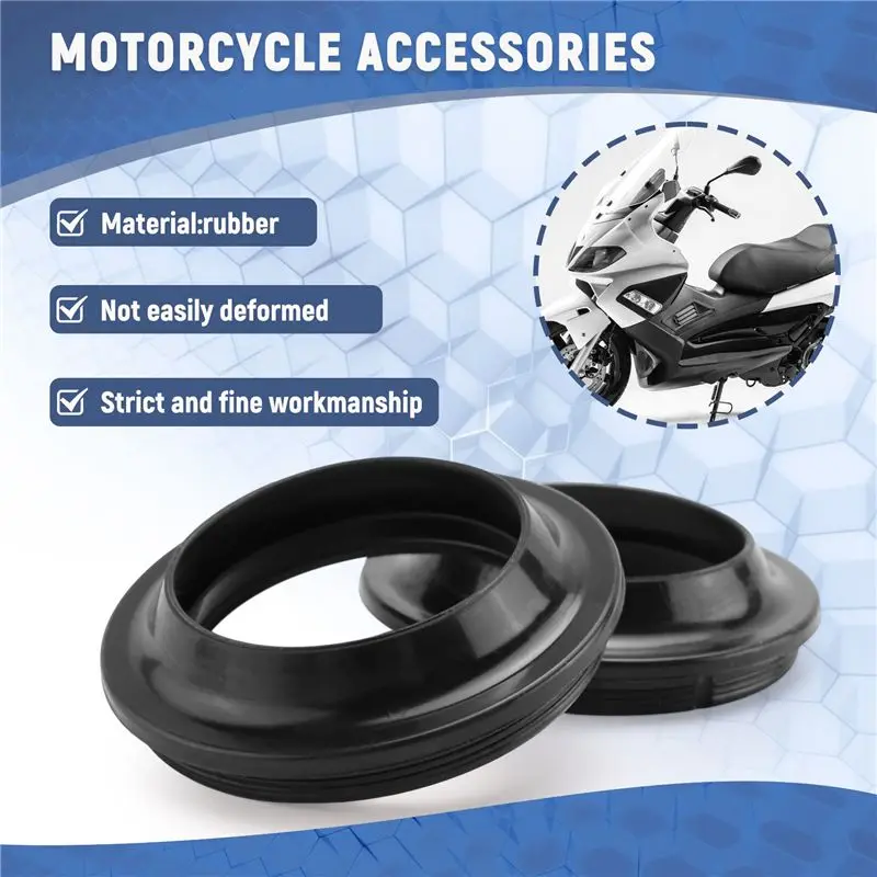 Motorcycle Front Fork Oil Seal And Dust Seal For HONDA CB-1 CB1 CB400 CBR400 CB750 HORNET 250 MAGNA CB 400 750-X67A - view 2