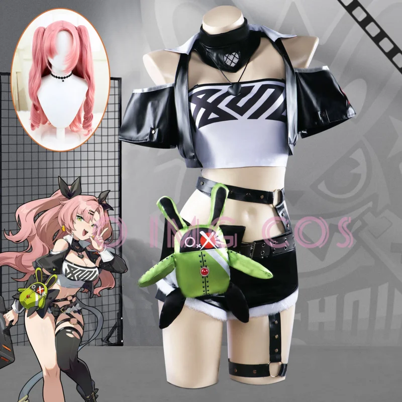 Nicole Demara Cosplay Kostüm Zenless Zone Null Karneval Uniform Perücke Anime Halloween Kostüme Männer Spiel Charakter Outfits