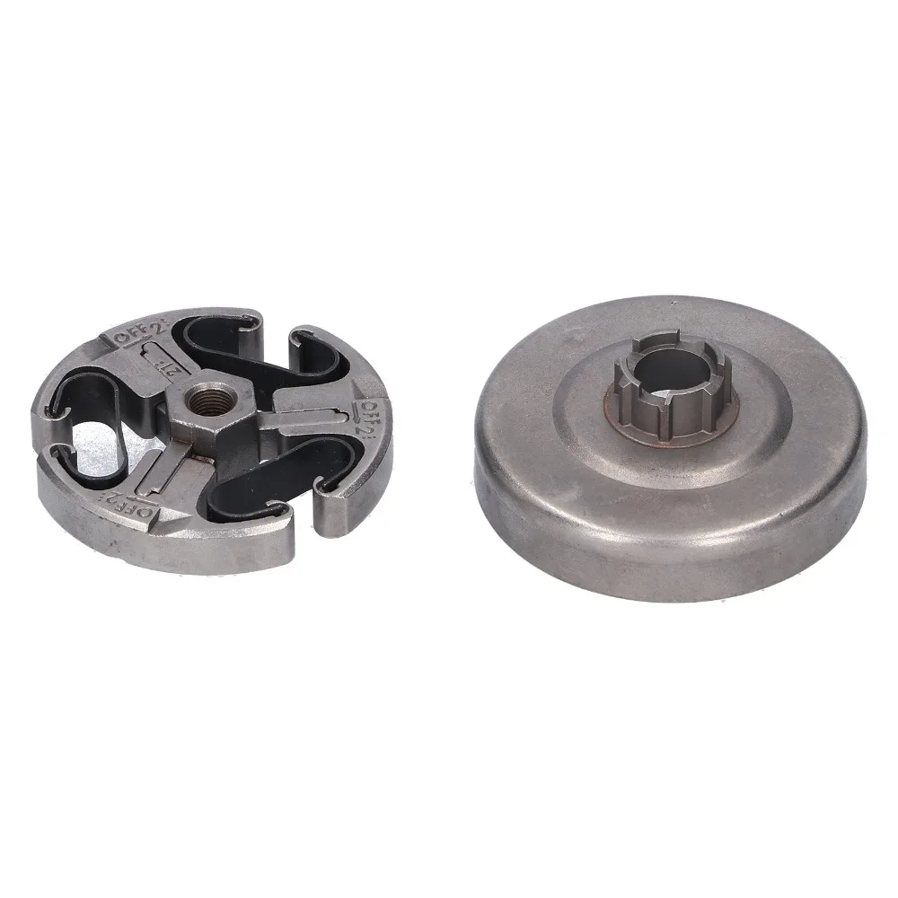 Silver Clutch Drum Bearing Kit Round Compact Clutch Drum Sprocket Easy to Install Metal for Husqvarna 61 66 162 266 268 272 XP