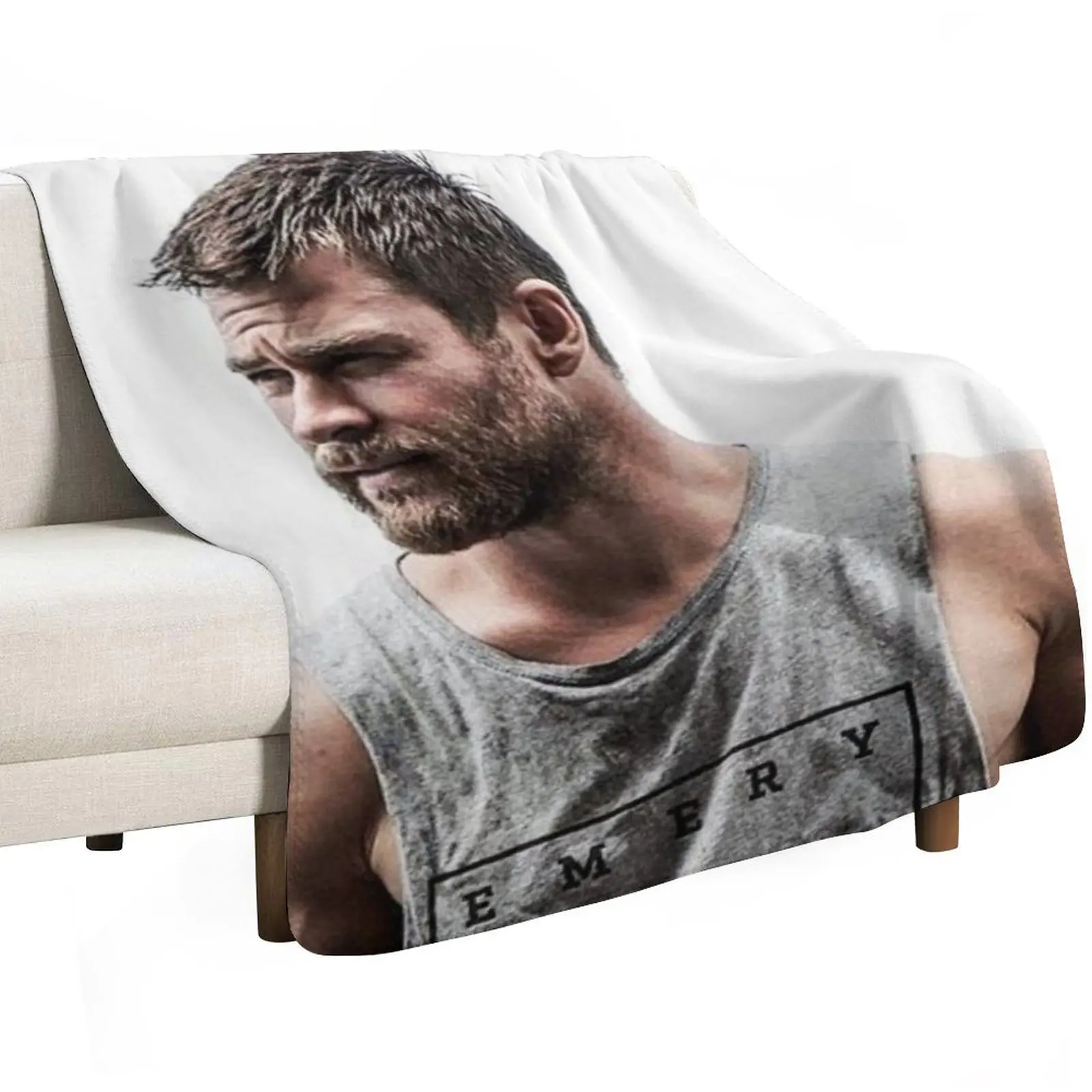 كريس هيمسوورث رمي بطانية أريكة عملاقة لحاف دافئ بطانيات مزخرفة #2