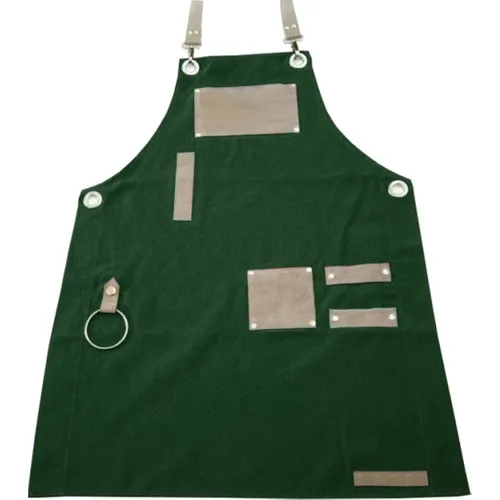 Medusa Forma Bib Apron Master Chef-Barista-Cook-Barber-Tattoo-Kitchen-Chef Waiter Apron green