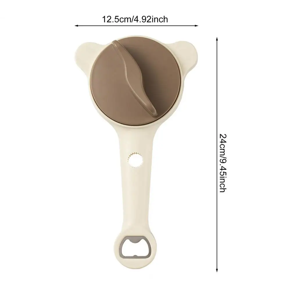 Lid Remover Tool Adjustable Jar Opener for Seniors Multi-purpose Bottle Jar Gripper Strain-free 3-in-1 Handheld Opener for Hands