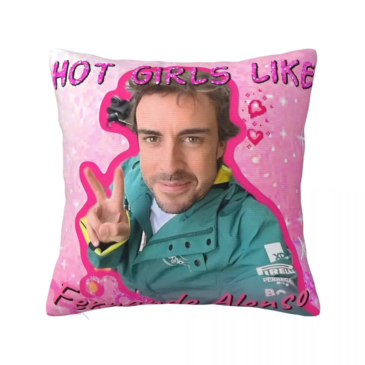 

Fernandos Alonsos Saint Pillow Cover Cute Funny Pillow Case For Chair Sofa Home Decoration Cushion Cover Square Pillowcases Gift