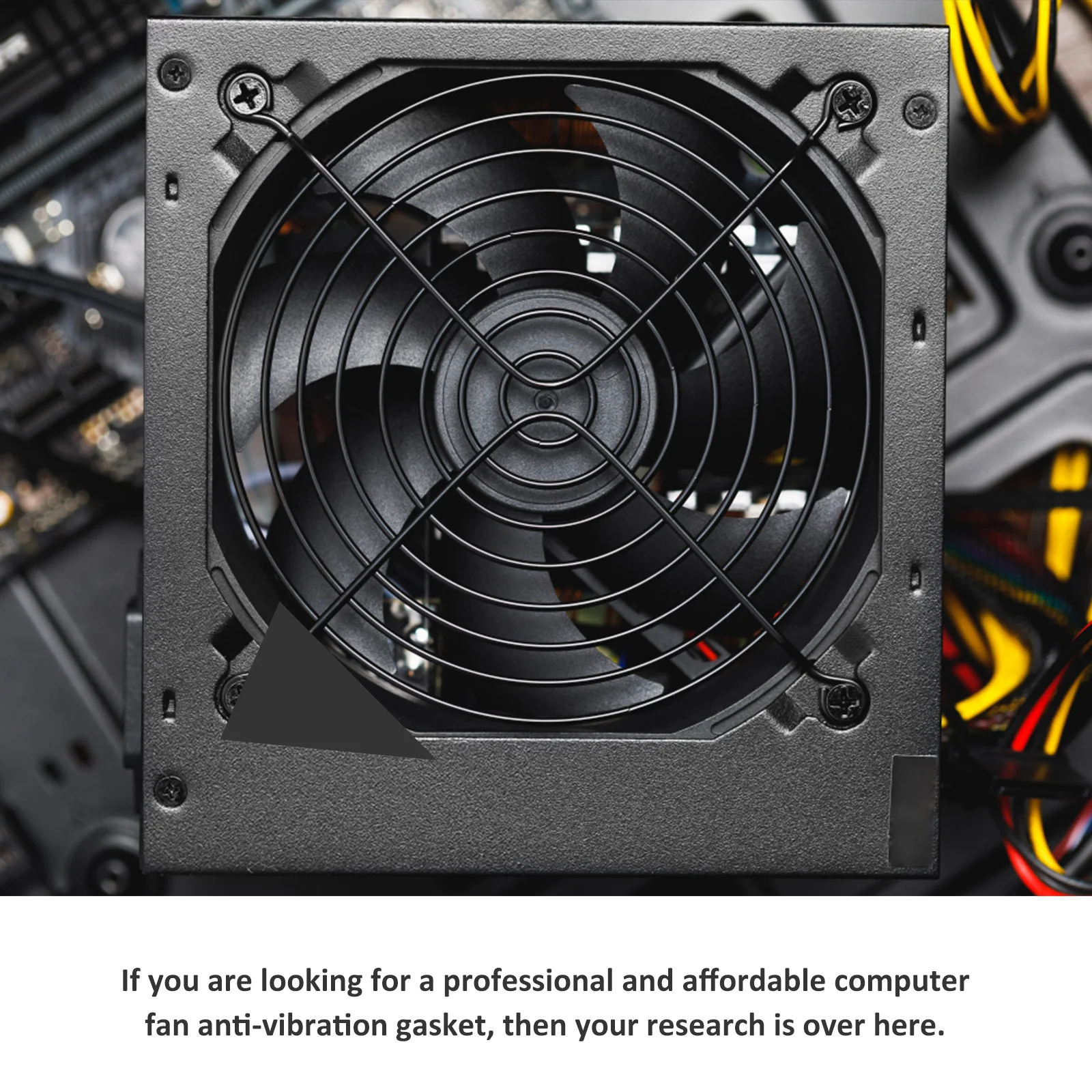 

5Pcs Computer Fan Anti-Vibration Gasket Silicone Shockproof Pad Noise Reducing Absorption Pc Case Fan Cooling Accessory