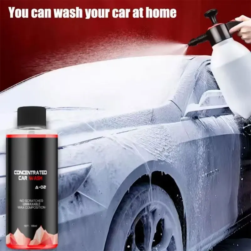 100ml Car Shampoo Powerful Cleaner High Concentrated Dilution Ratio 1:100 Car Washing Liquid Shampoo Car Cleaning Supplies
