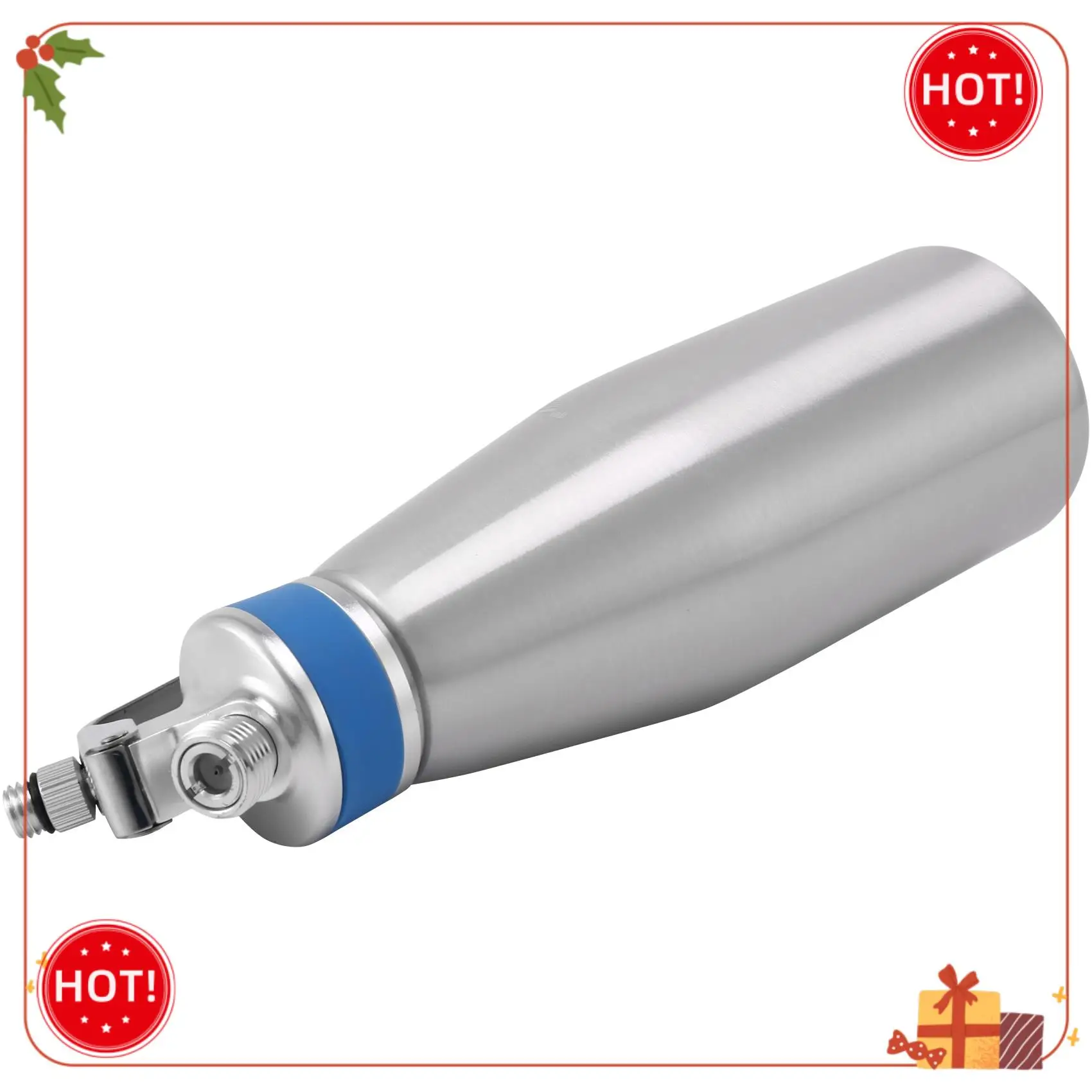 ABLE-Whipped Cream Dispenser Cream Foaming Agent 1000Ml Handheld Whipping Cream Maker With 3 Stainless Steel Tips