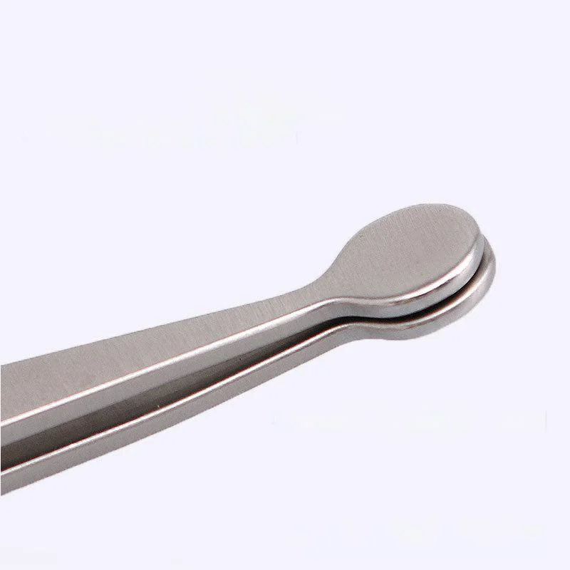 10cm stainless steel meibomian gland expressor eyelid forceps tweezers for ophthalmic surgery fast shipping