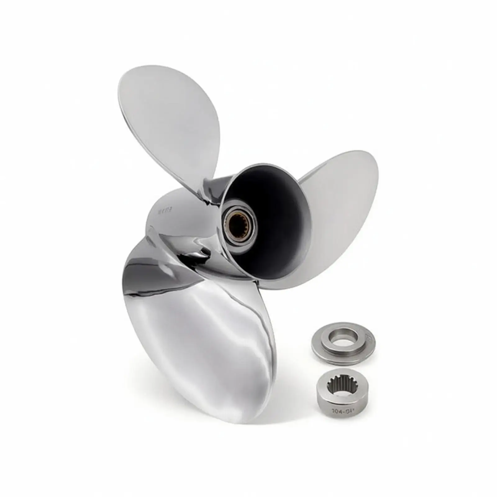 High Performance Boat Propeller Stainless Steel Splined Hub for Suzuki Outboard Engine