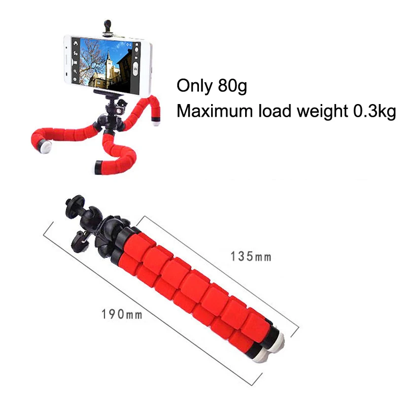 프로젝터 카메라 아이폰에 대 한 미니 삼각대 삼성 삼각형 홀더 클립 유연한 스폰지 문어 브래킷 구부릴 수 있는 휴대 전화 스탠드