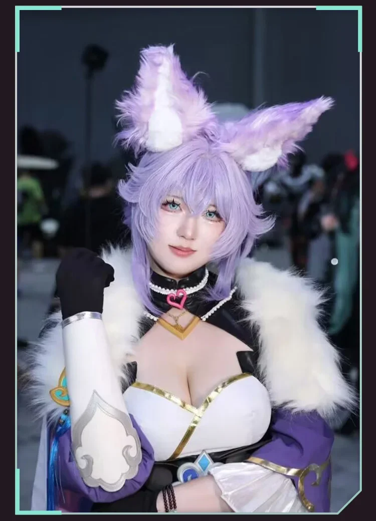 Honkai: Star Rail Baiheng Cosplay Costume Women Cos Game Anime Party Uniform Hallowen Play Role Clothes Clothing Dress