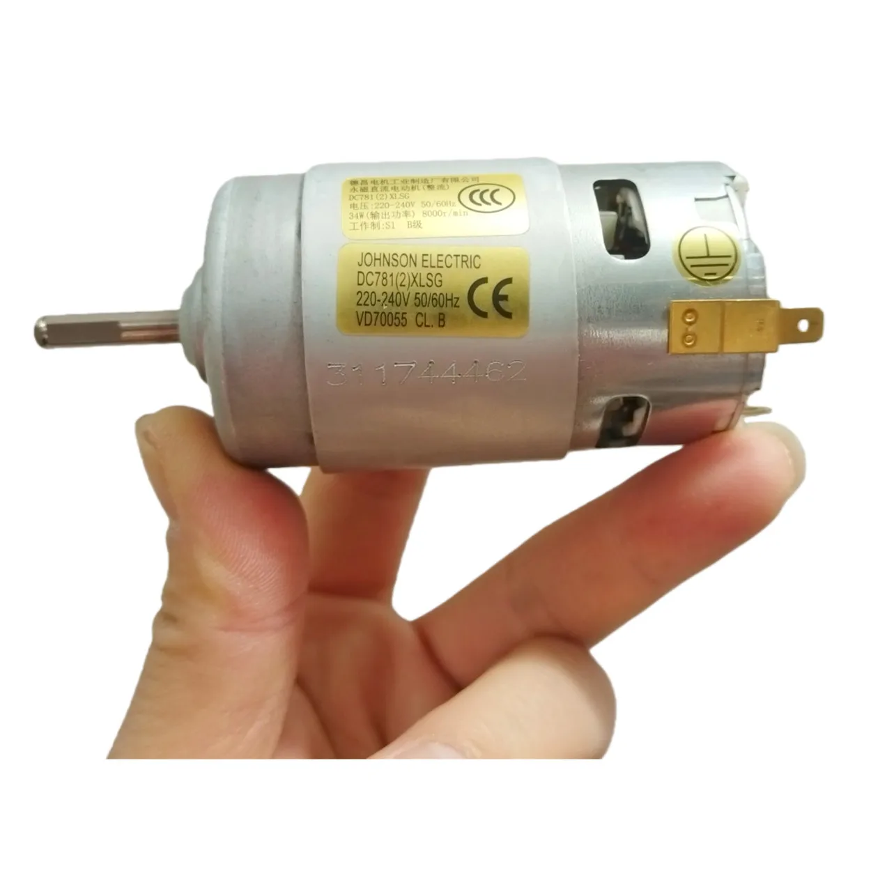 Motor de escova original dc781 (2), xlsg 220/240v para bissell crosswave, motor de escova genuíno johnson vd70055