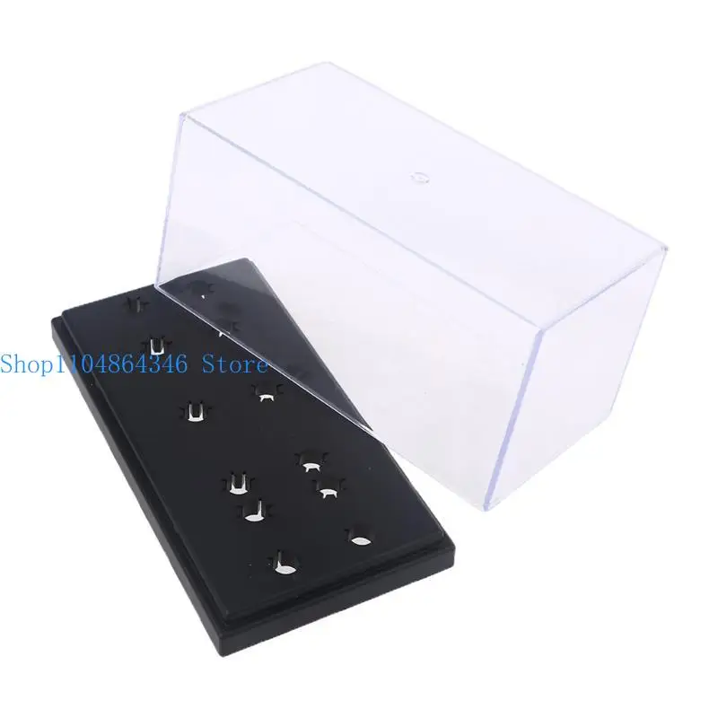 652F Acrylic Box Phonograph Turntable Cartridge Keeper Box For Stylus for LP Vinyl Ne