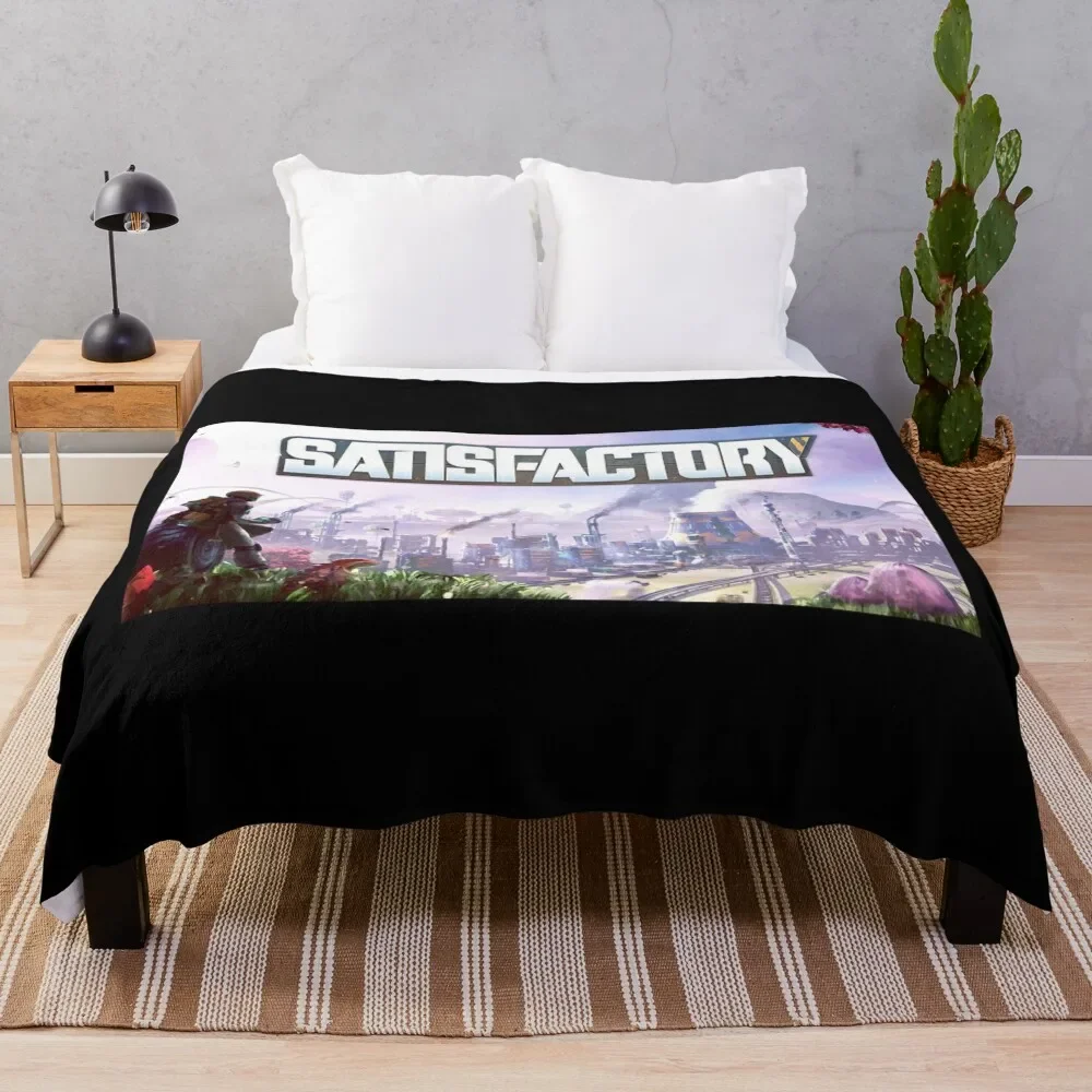 

Satisfactory Throw Blanket funny gift Hairys Shaggy Plaid Blankets