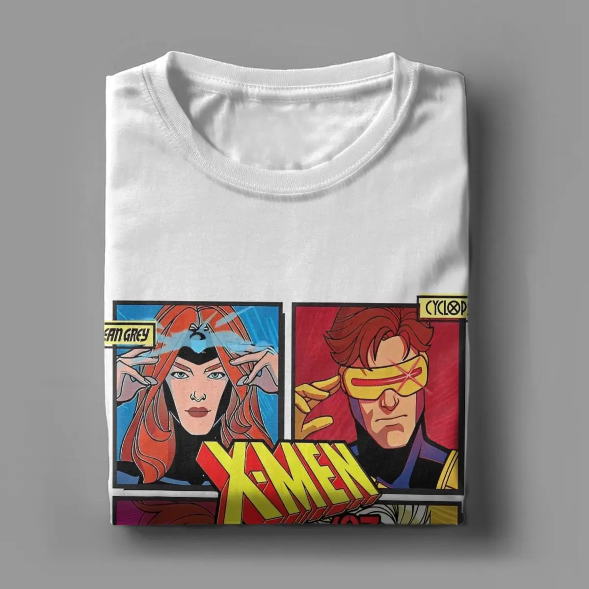 Men\'s X-Men Jean Grey Cyclops Gambit Storm T Shirt Cotton Clothing Short Sleeve Round Collar Tee Graphic Print T-Shirt