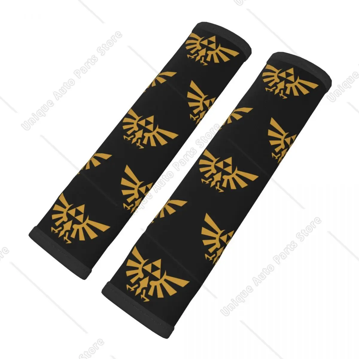 Custom Hot Game Zeldas Legend Seat Belt Cover Pad 2 PCS Auto Seatbelt Shoulder Strap Cover