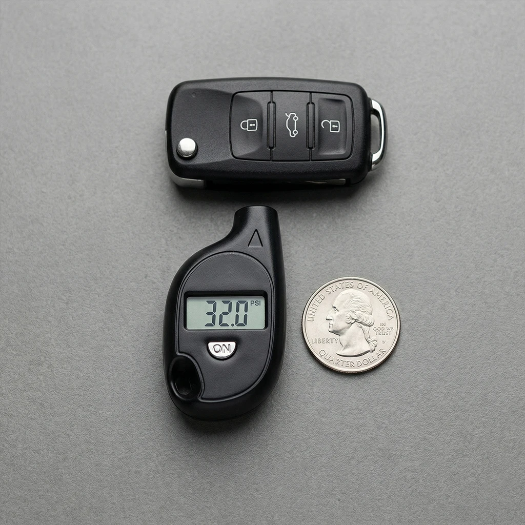 

Car Tire Air Pressure Tester Meter Tire Gauge Digital LCD Display Auto Car Motorcycle Tire Safety Alarm