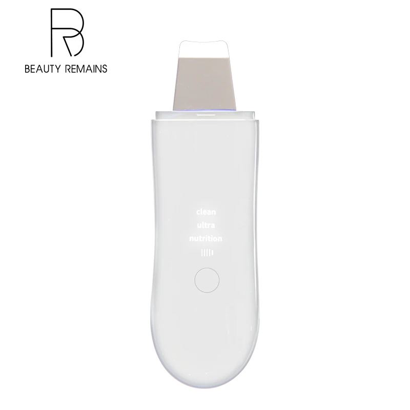 Beauty device mini facial cleansing face deep cleansing Ultrasonic Skin Scrubber with spray tank