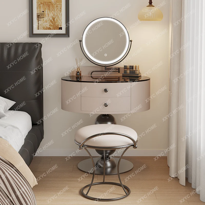 ML Light luxury solid wood mini dresser bedroom modern simple small apartment makeup table