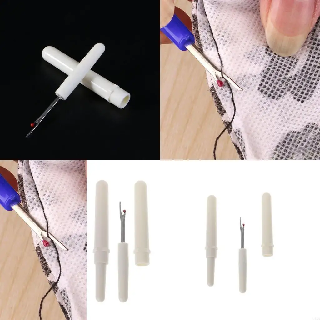 L43A 2Pieces Thread Unpicker Sewing Thread Seam Remover Tool for Sewing Needlework