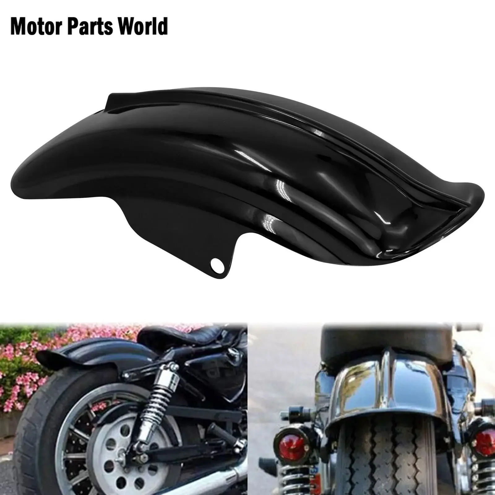 

Motorcycle Rear Mudguard Fender Black Fender For Harley Sportster XL 883 Cafe Racer Bobber Chopper Super Low Roadster Custom