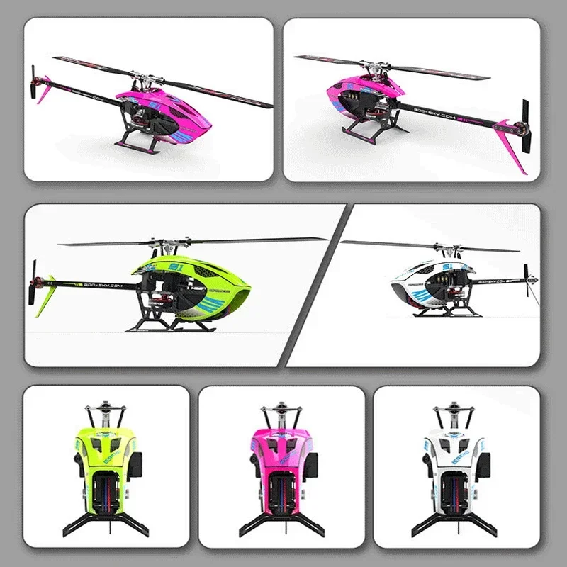 Goo S1 Rc Helicopter 6ch Aircraft Model 3d Remote Control Stunt Double Brushless Motor Direct Drive Adult Boy Toy Gift Box