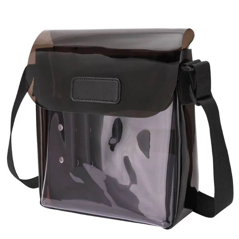 

Transparent portable crossbody bag, PVC makeup bag, travel storage and toiletries bag, durable and sturdy