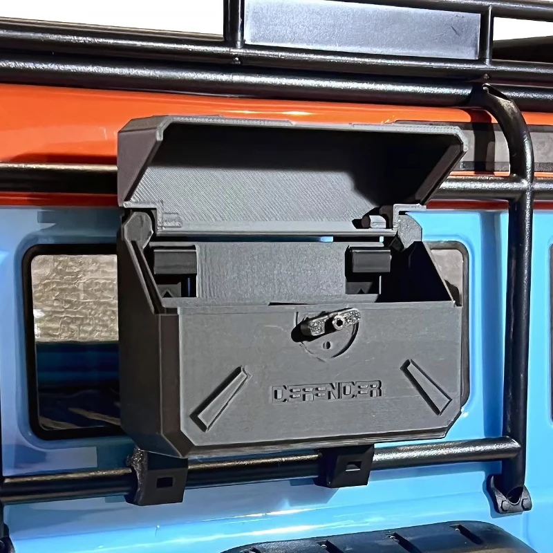 ชุดกล่องเครื่องมือจำลองติดกระจกข้าง สำหรับรถบังคับวิทยุขนาด 1/8 รุ่น H8H Defender