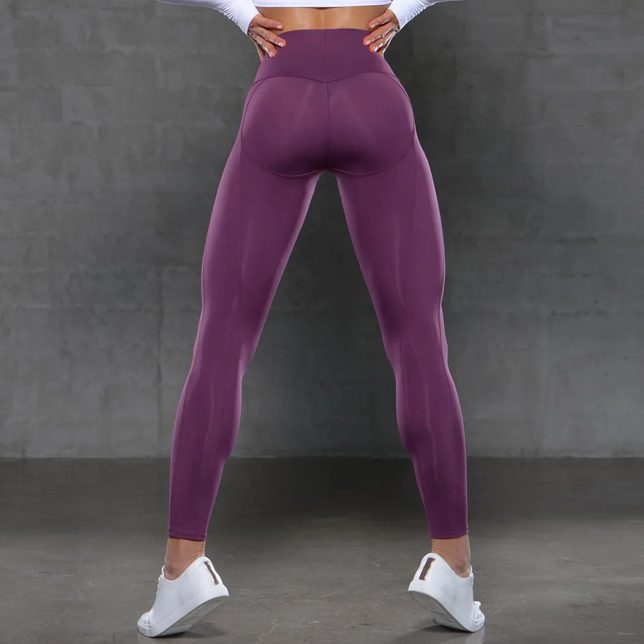 Sexy Woman High Rise Open Cortch Leggings Open Seats Crothless Hot Pants Fitness Sport Body Lifting Gym Tight Hidden Zipper Pant