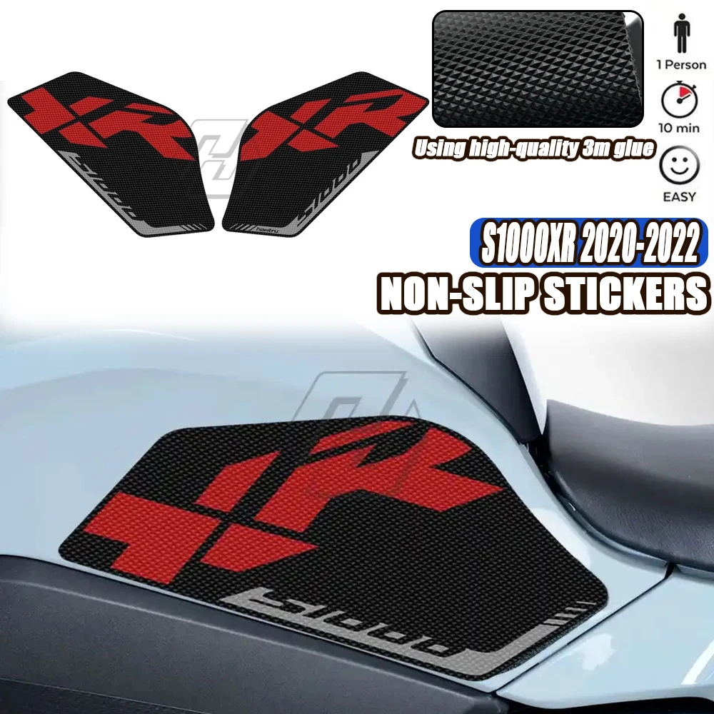 

For BMW Motorrad S1000XR 2020-2022 Motorcycle Non-slip Side Fuel Tank Stickers Waterproof Pad Rubber Sticker