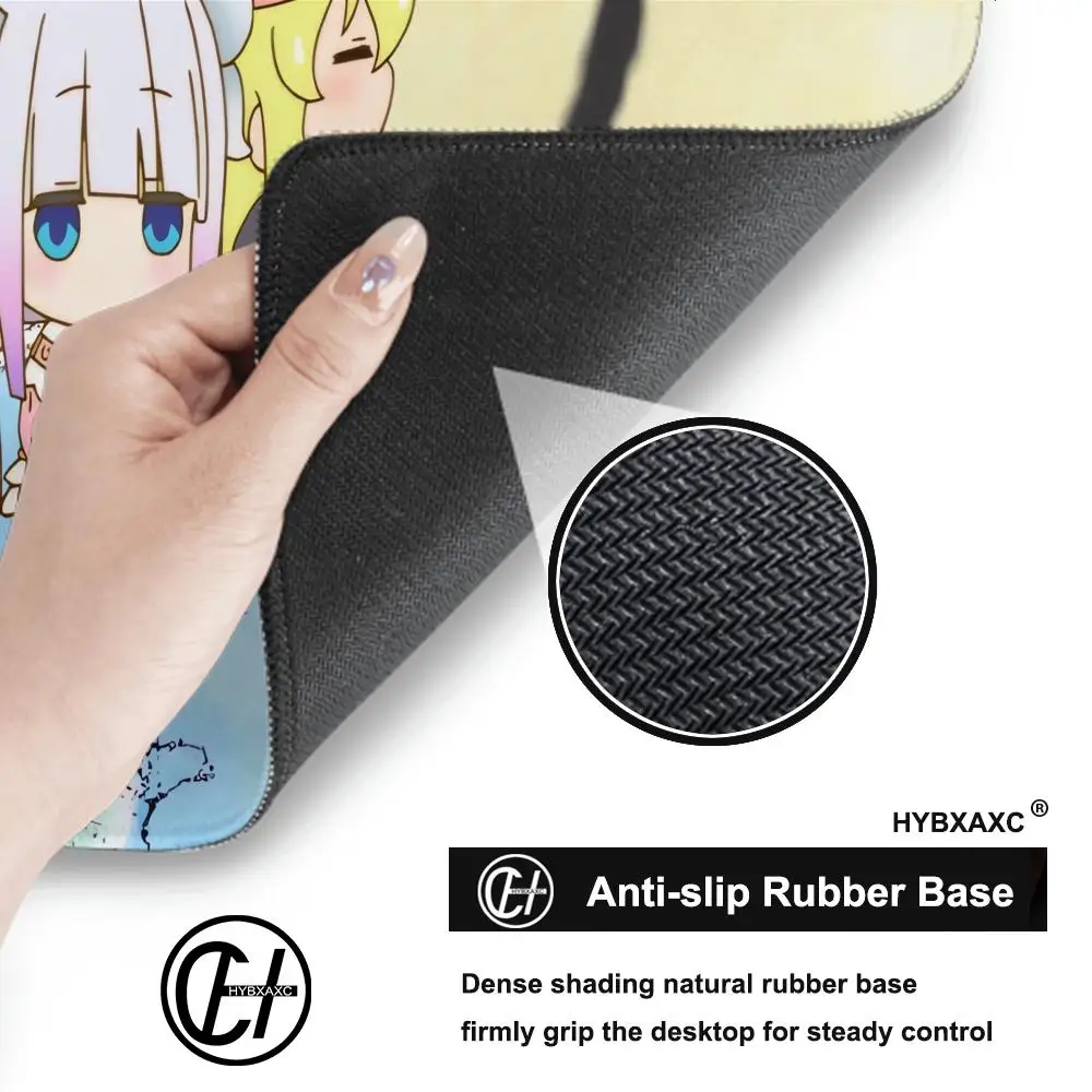 Miss Kobayashi Dragon Maid MousePad Large Computer Gaming HD Printing Accessories player Office Mat Carpet Anti-slip Laptop Soft