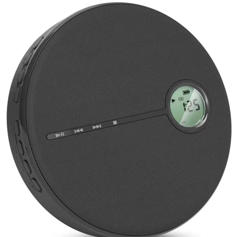 Portable rechargeable Bluetooth CD/DVD/VCD player,compact CD player with stereo speakers, suitable for car travel and home audio