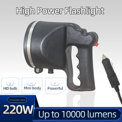 Handheld Spotlight for Fishing High Power Flashlight Xenon Searchlight Car 12v Camping Flashlight Hunting Light