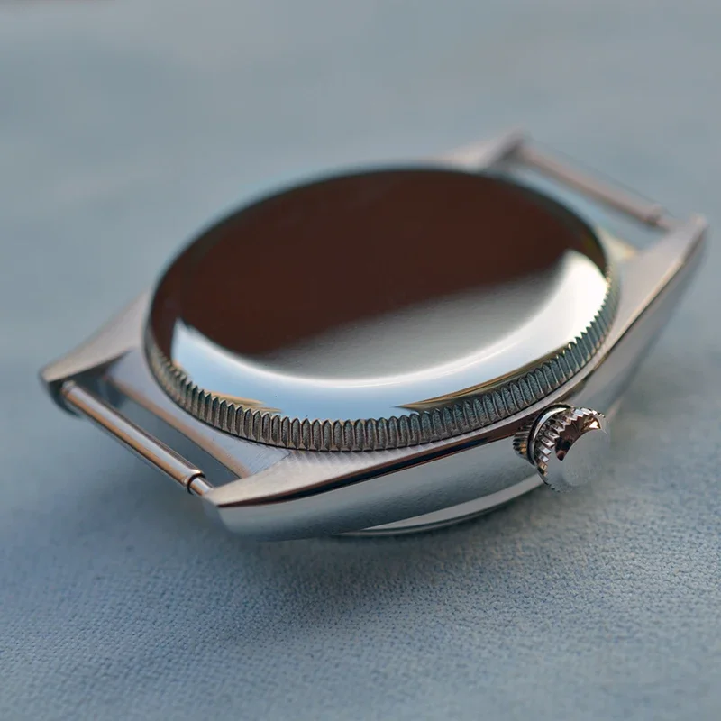 Baltany ريترو Bubbleback ساعة رجالي S4029 جلدية فاخرة الياقوت OVETTO NH38 حركة الاستوائية الهاتفي ساعة أوتوماتيكية الرجال