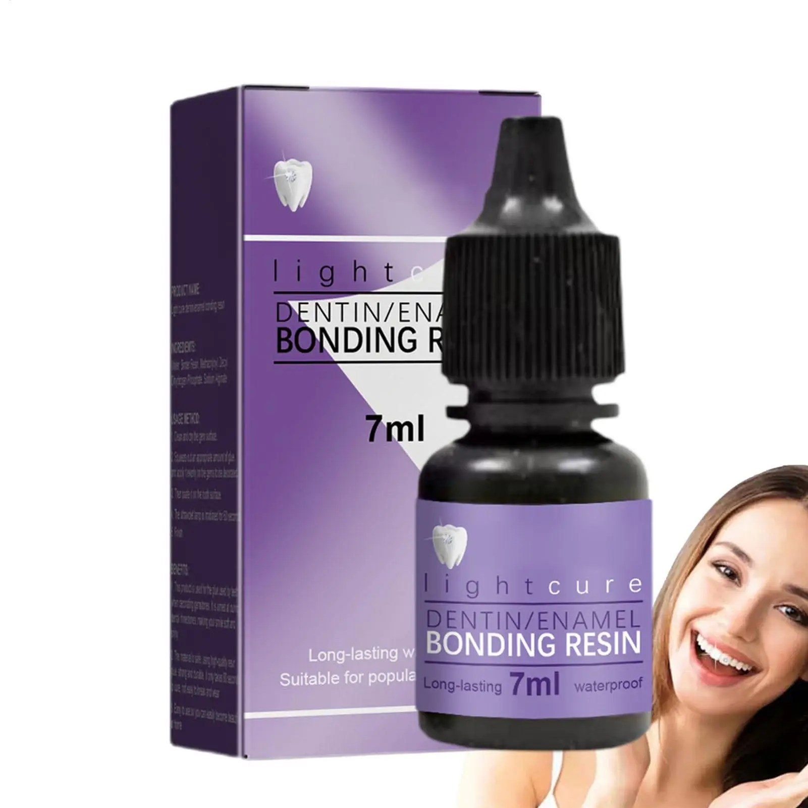 

Клей для зубных украшений 7 мл, стоматологический адгезив для страз на зубах, набор для кристаллов и украшений на зубы, прочный ортодонтический гель для зубных украшений