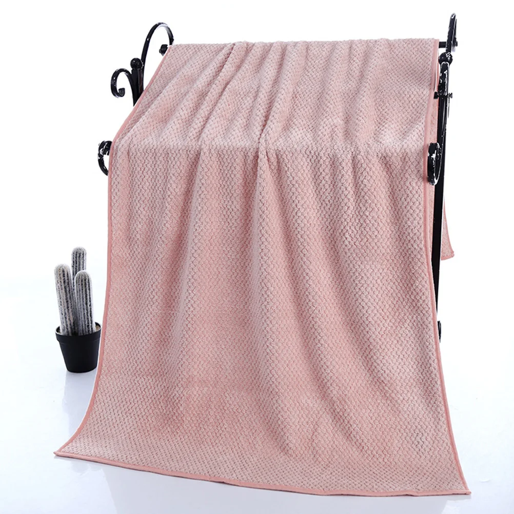 

1 set 1 Set Coral Fleece Towel Thicken Bath Towel Premium Absorbent Quick Dry Friendly Multipurpose Towels For Home Gym
