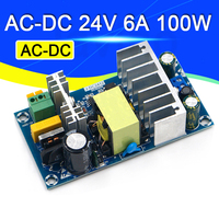 1-5Pcs Power Supply Module AC 110v 220v to DC 24V 4A 100W AC-DC Switching Power Supply Board 828 Promotion Javino