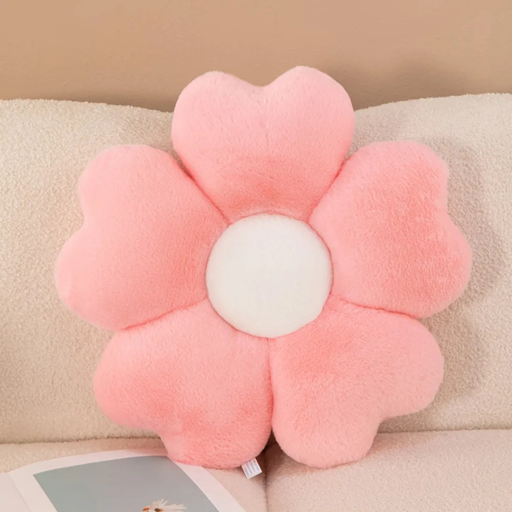 

Multifunctional Cherry Blossom Pillow Flower Shaped Soft Seat Cushion Easy Rebound Thickened Chair Cushion Office