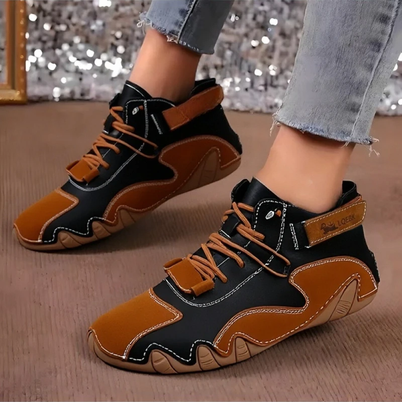 

Women's Loafers Retro High Quality Fashionable Design Wear Resistant Soft Soled Shoes Outdoor Hiking Training Daily Bare Boots