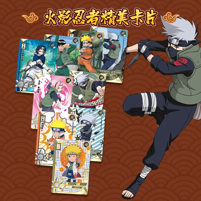 Wholesales Naruto Collection Card KA YOU 4 Box Tier 3 Wave 1/2/3/4 Creative Original ACG Anime Character Collectible Cards