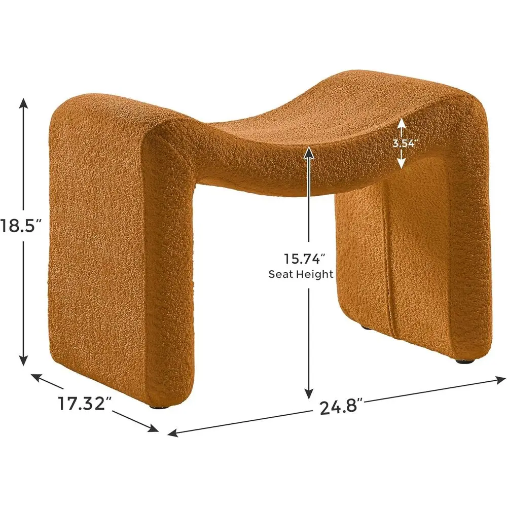Large Footstool Ottoman, Multi-Functional Modern Foot Stool, Sofa Footrest Extra Seating for Living Room, Entryway, Hallways and