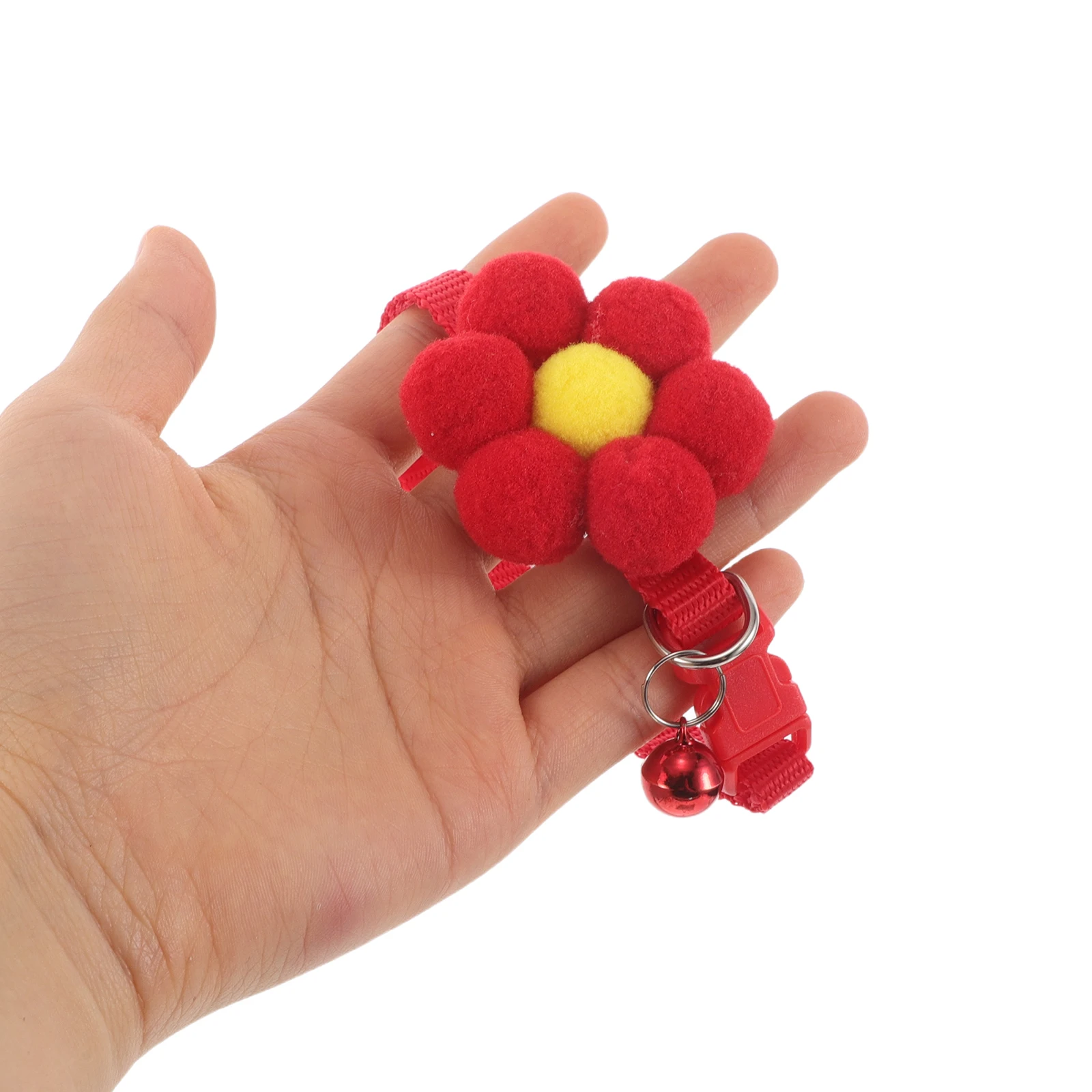 

12Pcs Flower Cat Collar Pet Neck Decor Adjustable Comfortable Kitten Puppy Collars for Daily Use Festival Photo Shoot Accessory