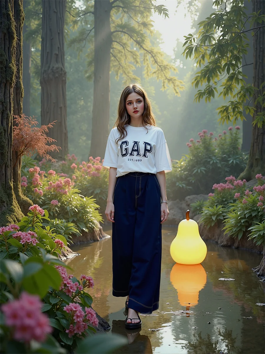 

Мешковатые широкие джинсовые джинсы, женские элегантные повседневные брюки с высокой посадкой, винтажные расклешенные брюки, свободный крой, модная из мягкой ткани