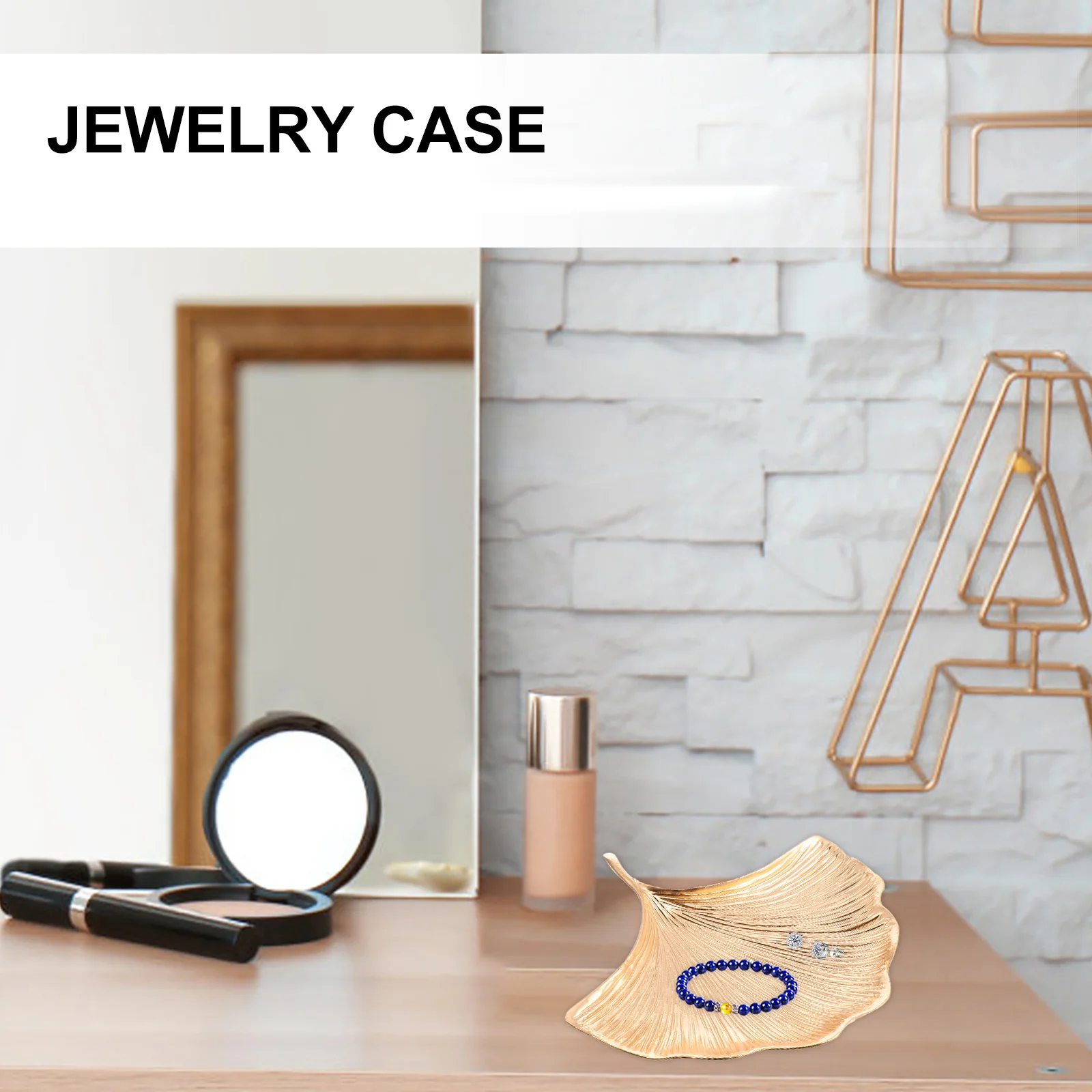 

1 шт., контейнер для хранения листьев гинкго, экологически чистый доступ к ювелирным изделиям для организации ящика, шкафа, футляр для ювелирных изделий