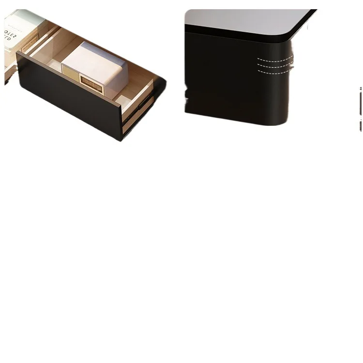 Italian coffee table living room home 2025 new light luxury black rental house with minimalist  small apartment