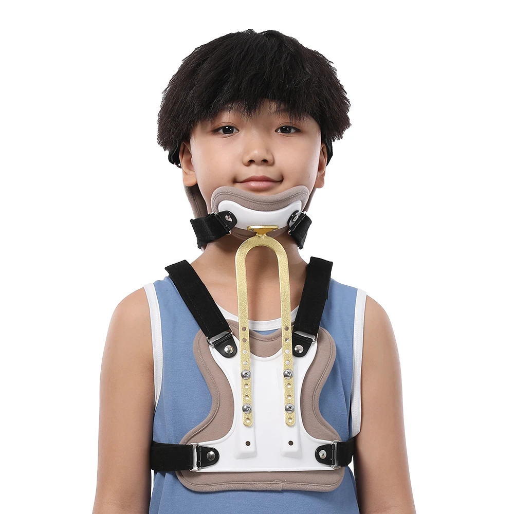 

Adjustable Children Neck Traction Support Cervical Thoracic Orthosis For Kid Rehabilitation Health Care Neck Brace