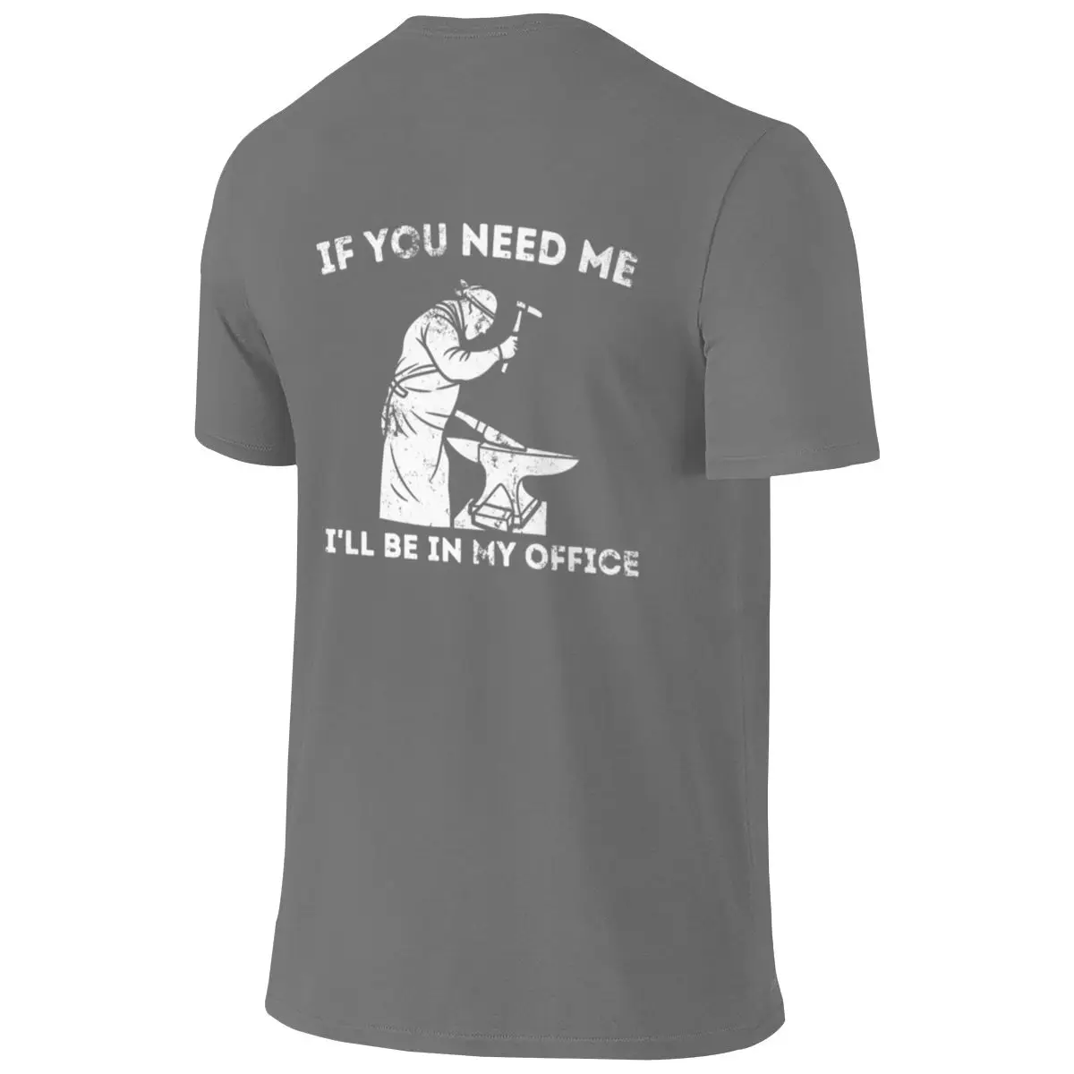 Ill Be In My Office Forging Blacksmith Forge Smooth Reversible T-shirt Japanese-Style Vibe Suitable For All Seasons T-shirt